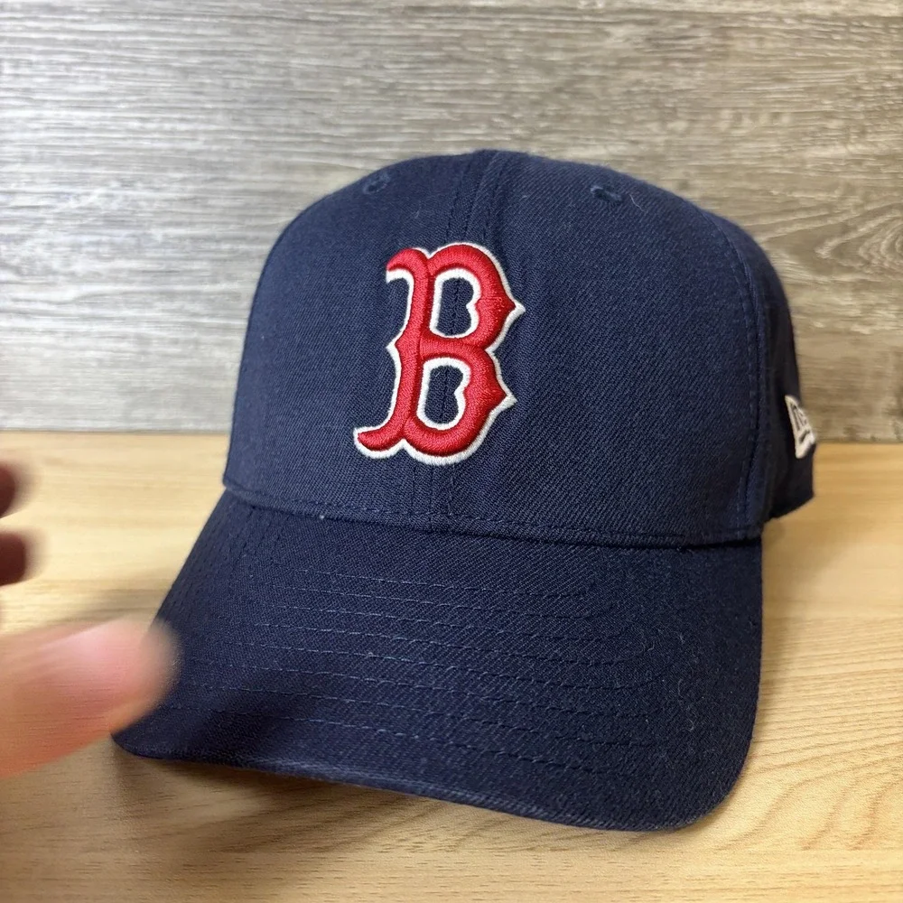 Boston Red‎ Sox Hat Cap Strap Back Navy Blue MLB Baseball Mens New Era